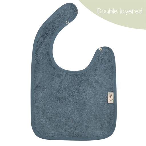 Bavoir (double couche) marin