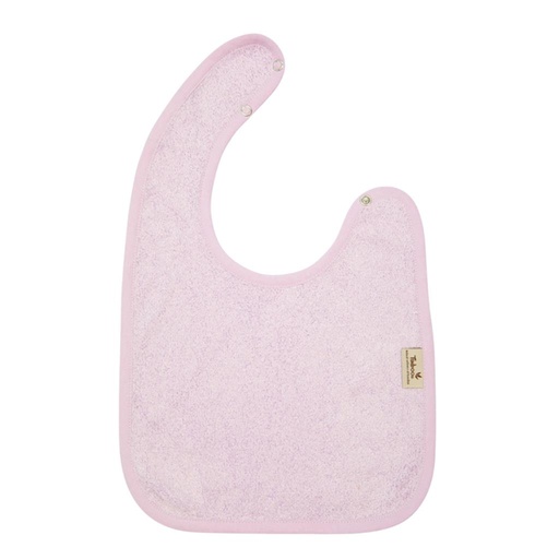 Bavoir (double couche) silky lilac 