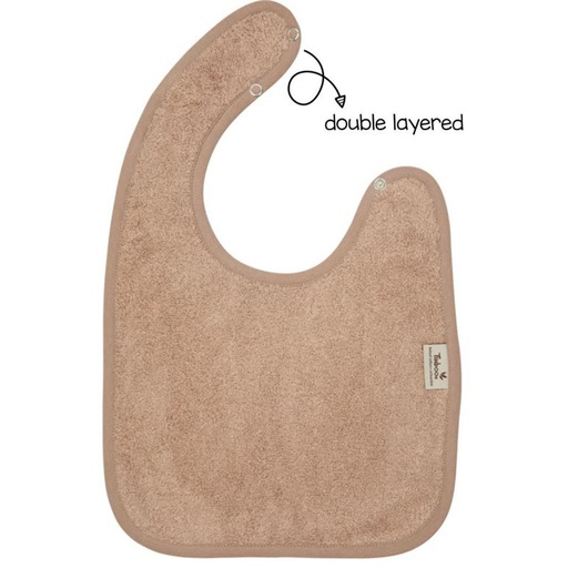 Bavoir (double couche) savannah sand 