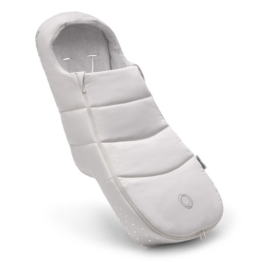 Footmuff for baby carriage fresh white