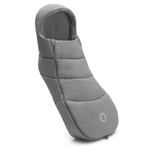 Footmuff for baby carriage grey melange 