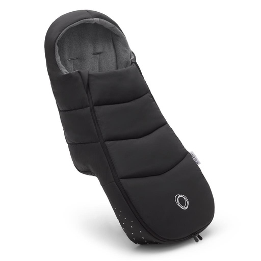 Footmuff for baby carriage midnight black