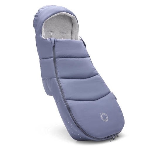 Footmuff for baby carriage seaside blue