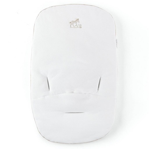 Cover relax piping safari (wit - camel 