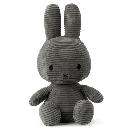 Soft toy Miffy corduroy (33cm) grey