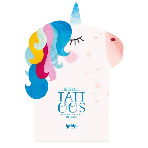 Set de tatouage (10 pièces) licorne