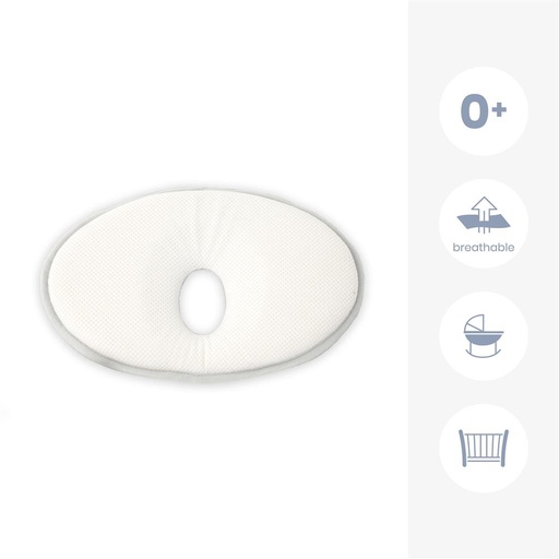 Ergonomic pillow (baby) white