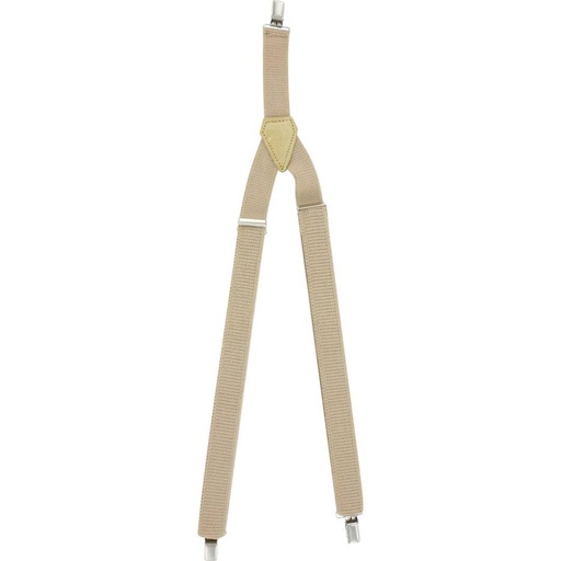 Suspenders (one size) sand/beige 
