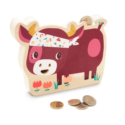 Money box Rosalie paars 