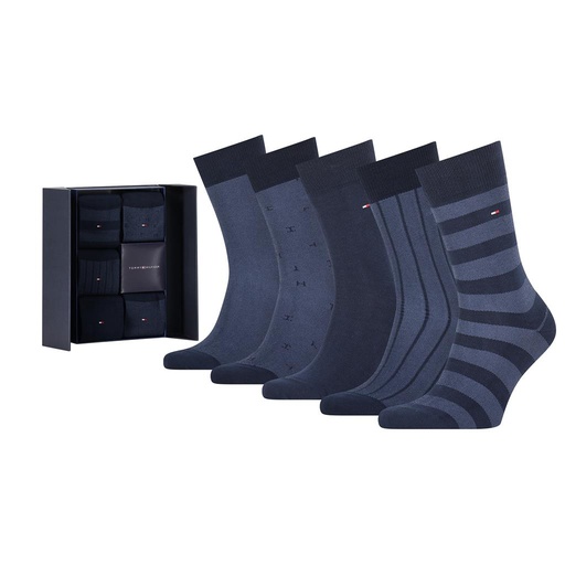 Stockings gift box 5-pack navy