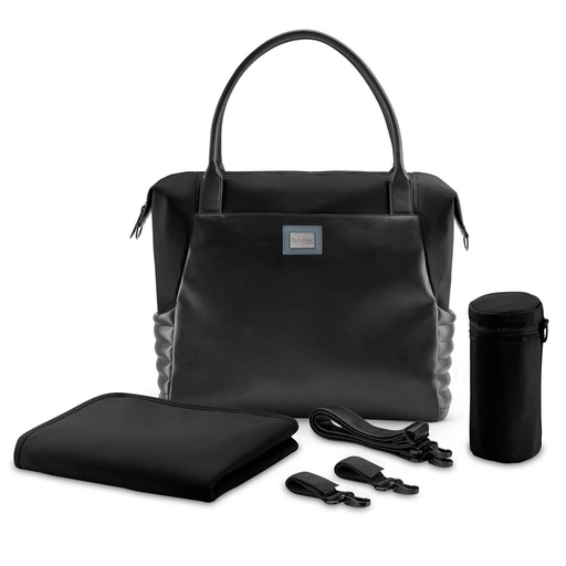 Verzorgingstas platinum shopper bag deep black (black)