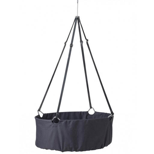 Cradle classic (including mattress) grey