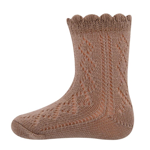 Sokken Traforato camel 