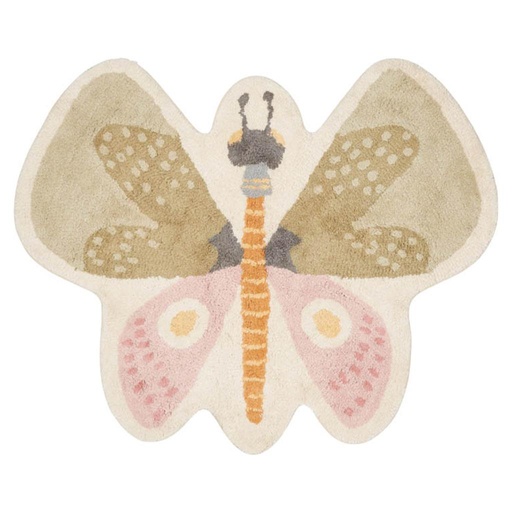 Carpet butterfly multicolor 94X110