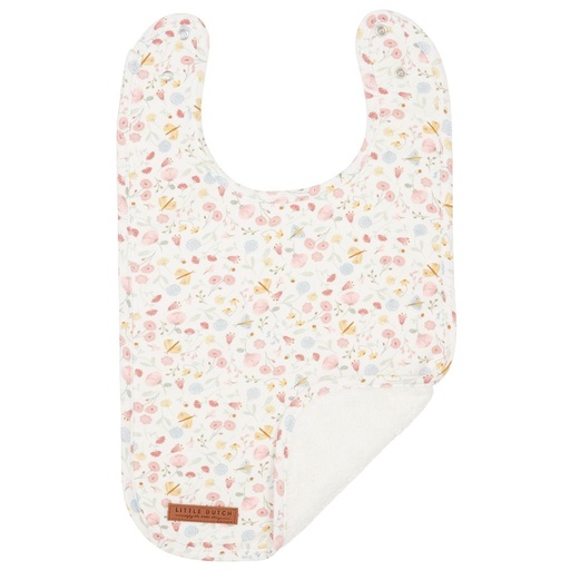 Bib flowers&butterflies pink