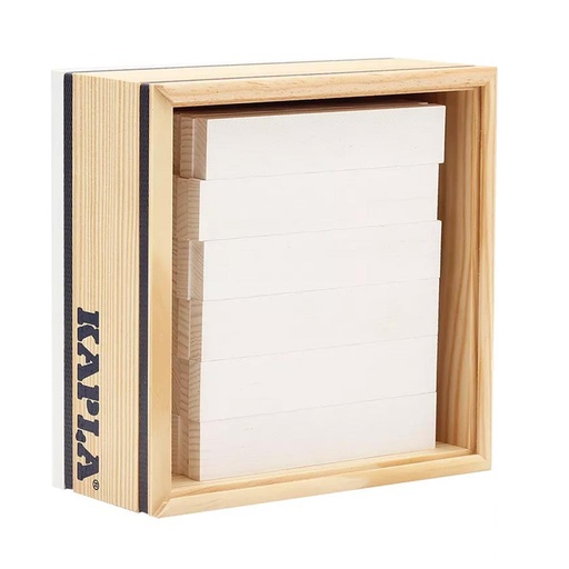 Bouwblokken color (40 stuks) white