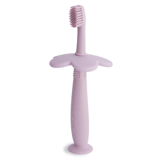 Tandenborstel bloem soft lilac 
