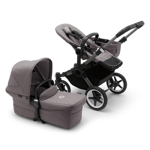 Stroller Donkey5 (mono, complete) graphite-grey melange