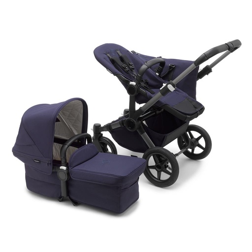 Kinderwagen Donkey5 (classic, complete) graphite-dark navy 