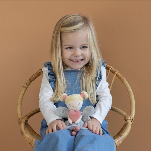 Knuffelpop Fay fee van liefde grijs 