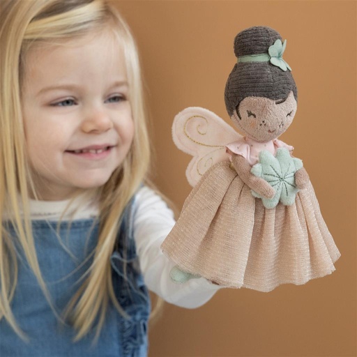 Stuffed doll Ella fairy of happiness light pink