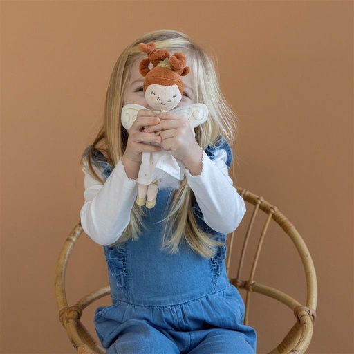 Knuffelpop Mia fee van hoop wit 