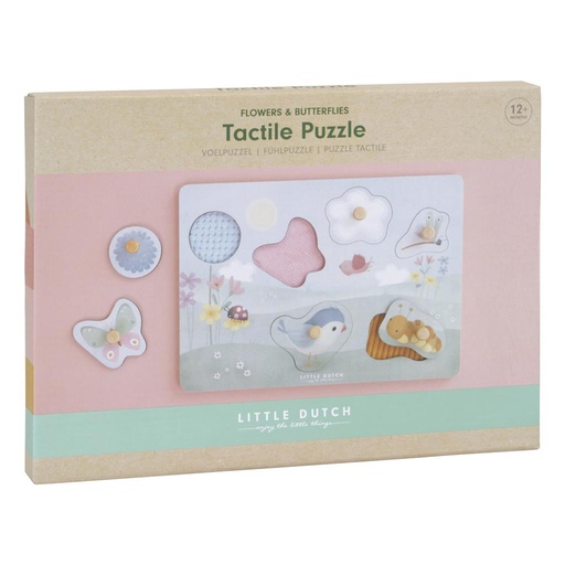 Voelpuzzel flowers & butterflies  
