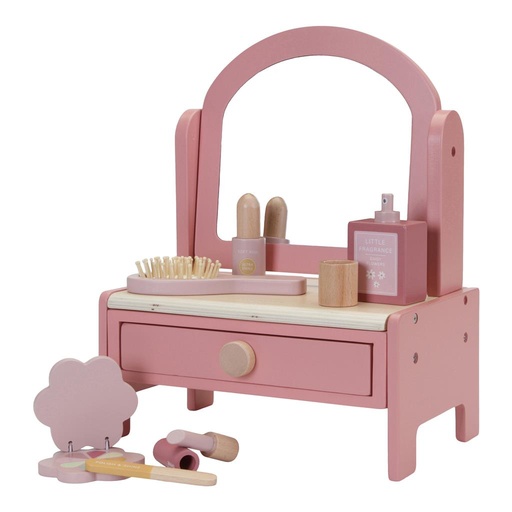 Hairdressing table bright pink