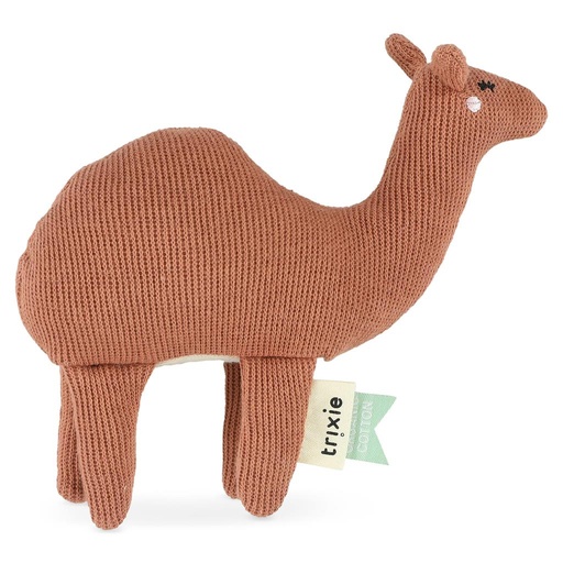 Pinch toy knitted camel 
