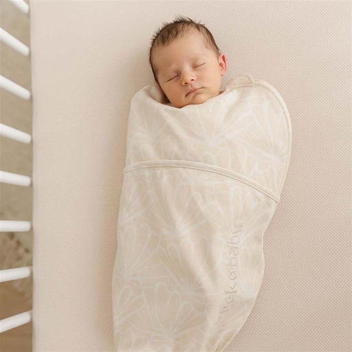 Inbakerslaapzak piep cotton TS (0-3m) seashell sand 