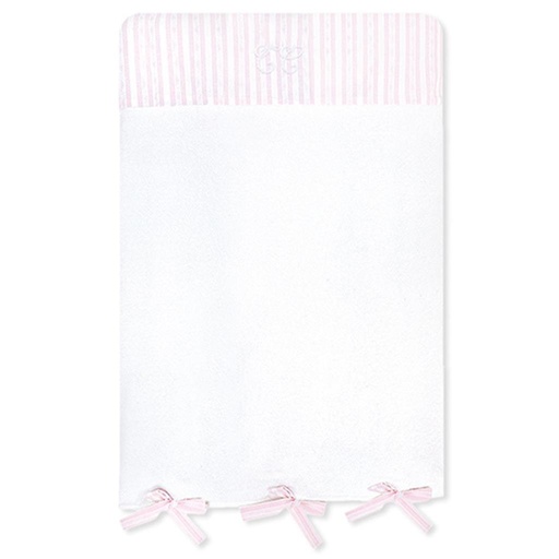 Hoes verzorgingskussen rose pale 