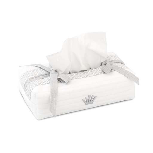 Couvercle de boîte de Kleenex Diaz gris cristal white 