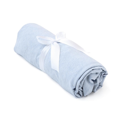Hoeslaken bed Trix essentials azurro 70X140