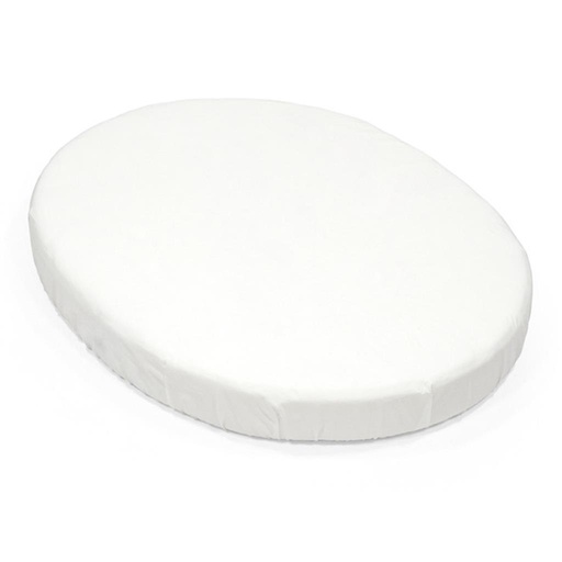 Fitted crib sheet V3 Sleepi™ white 