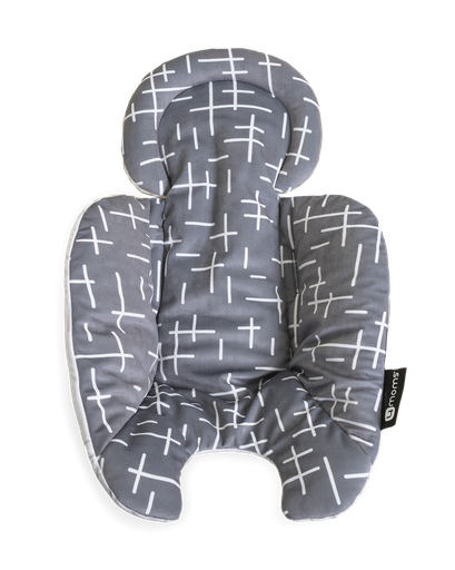 Taie d'oreiller en peluche mamaRoo/rockaRoo/bounceRoo gris-plush