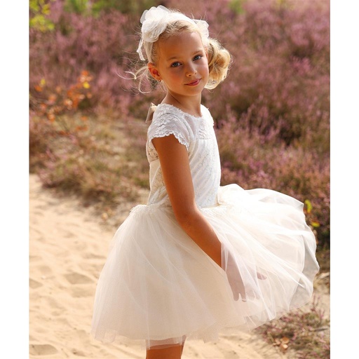 Dress white & gold 