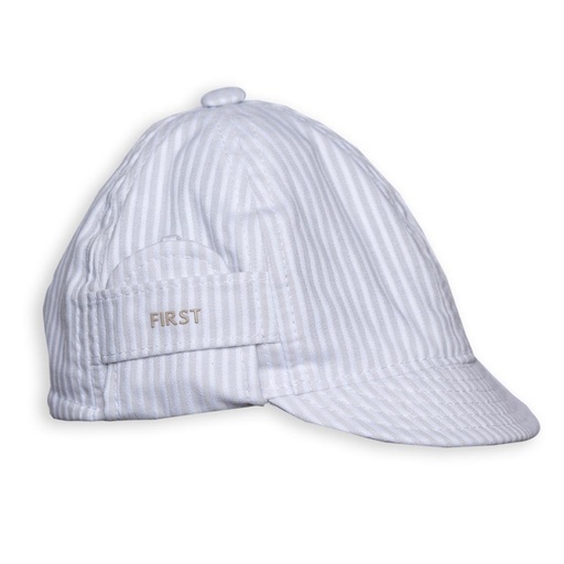 Hat white-beige