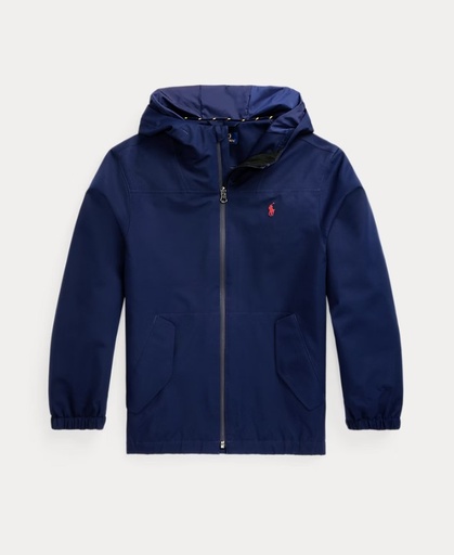 Jas waterafstotend jack met capuchon (8j-18j) newport navy 