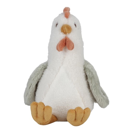 Poule en peluche Little Farm 17cm