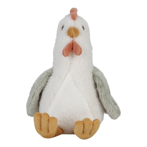 Poule en peluche Little Farm 17cm  