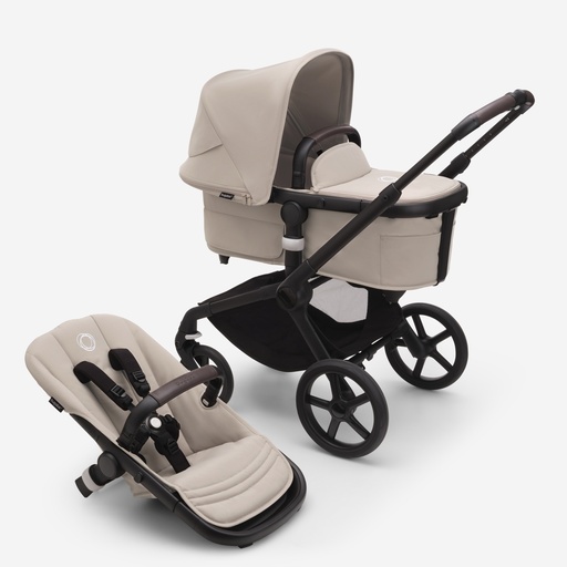 Poussette Fox 5 complète black - taupe 