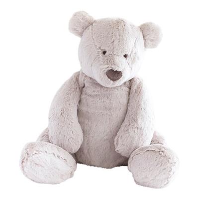 Peluche 100cm ours Esteban greige 