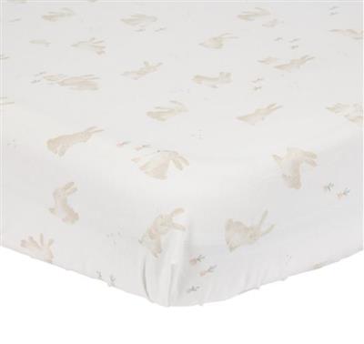 Fitted crib sheet Baby Bunny  