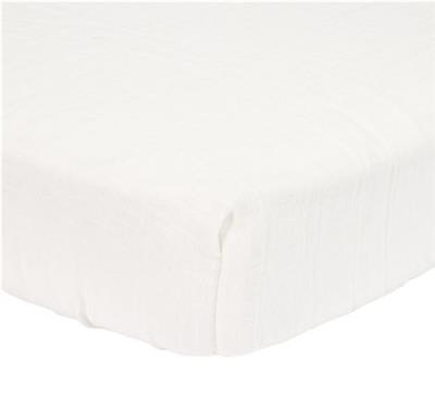 Drap-housse hydrophile pour lit d'enfant Soft White