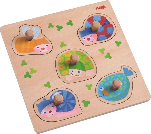 Puzzle d'animaux colorés  