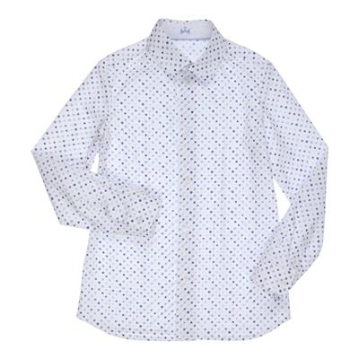 Chemise Teun blanc-bleu