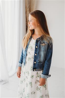 Veste en jean blue 