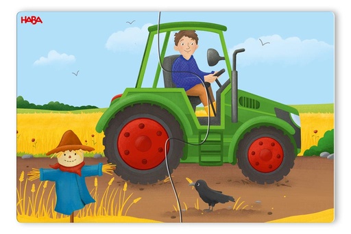 Inlegpuzzel: op de boerderij  