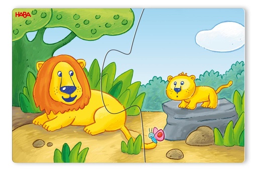 Insert puzzle: wild animals  