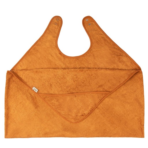 Handdoek cuddle towel inca rust